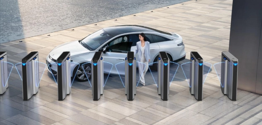 Anti-knijpen draaihek