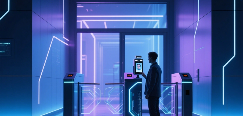 Intelligente biometrische draaipoort