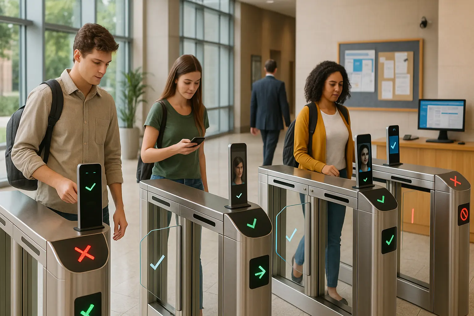 Toegangspoort van de campus