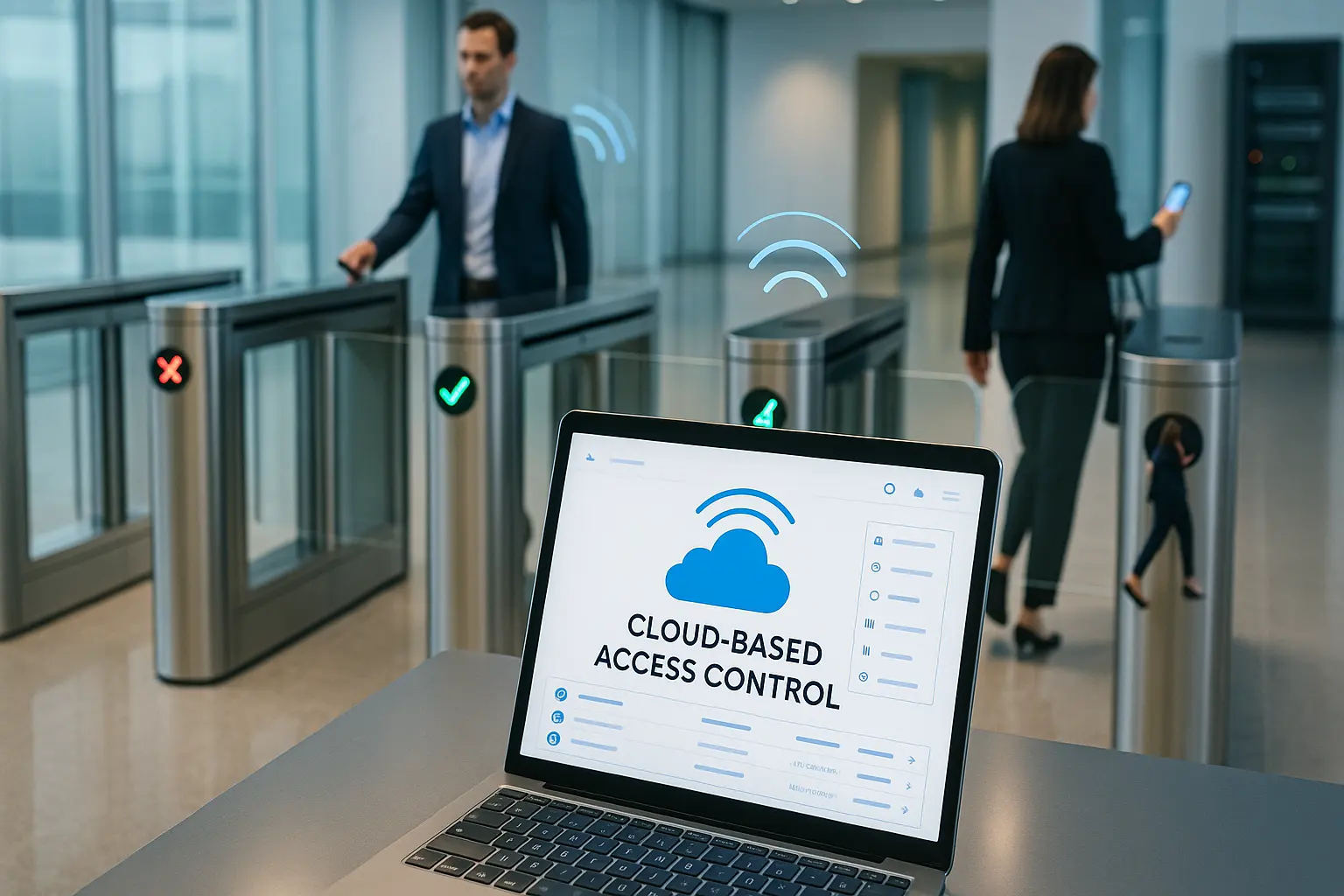 Cloudgebaseerde toegangscontrolepoort