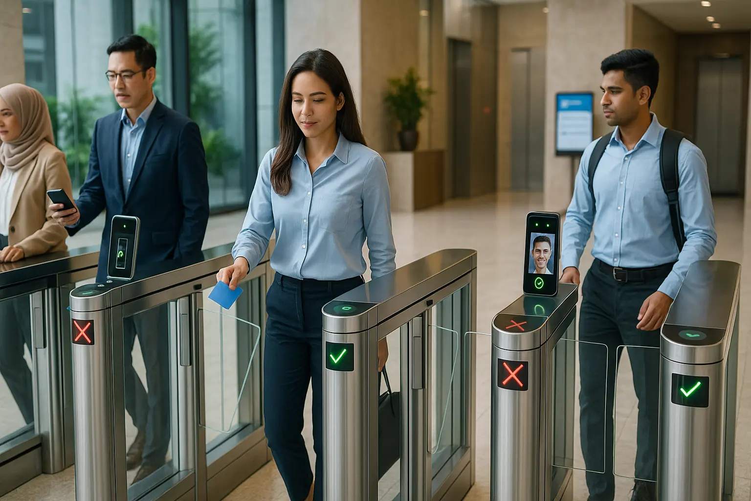 Maleisische toegangspoort voor kantoorgebouw