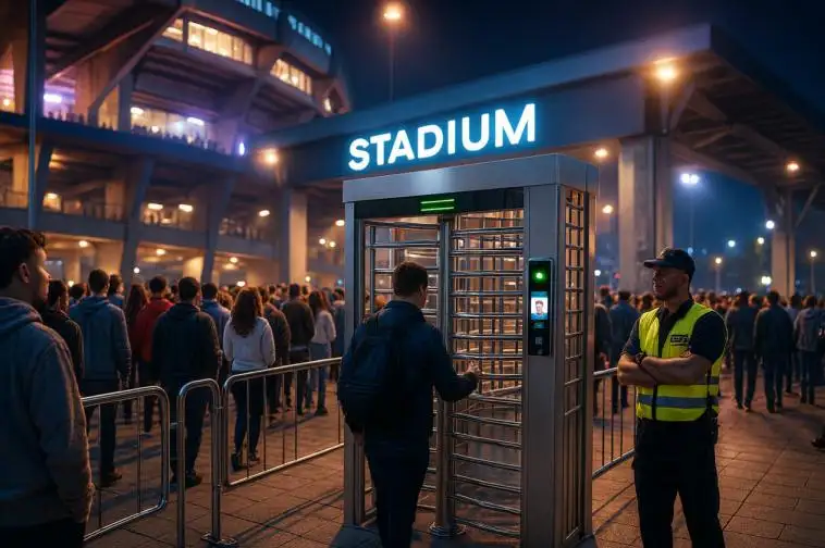 Gemotoriseerde draaipoort