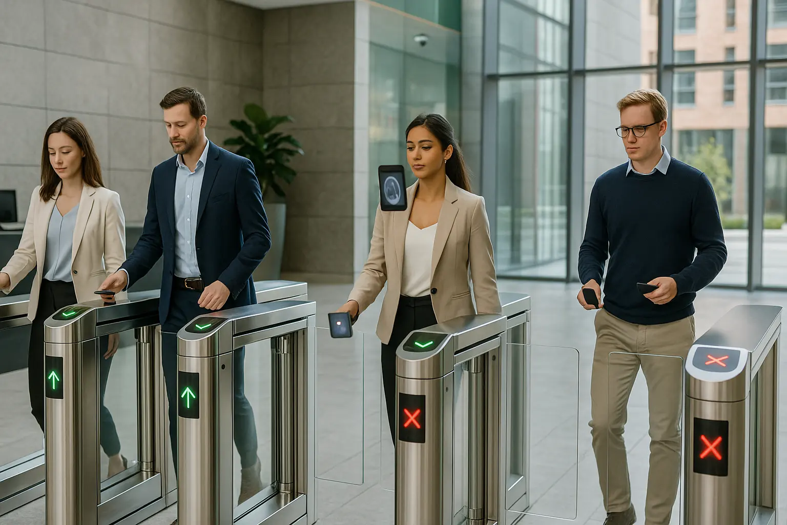 Lobby van het draaihek van Nederland