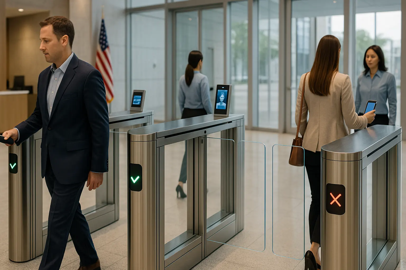 USA snelheidspoort draaipoort