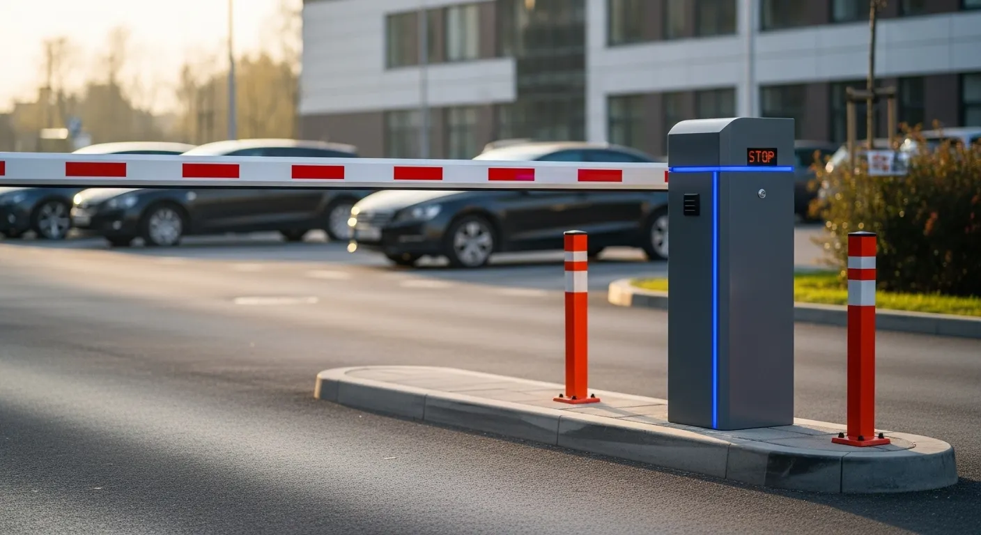 Boom-Parkschranken-Tor