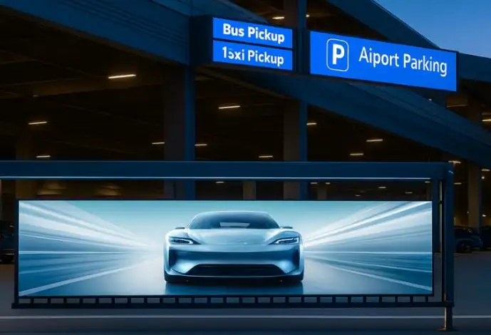 Parkeerhek voor luchthavenparkeren