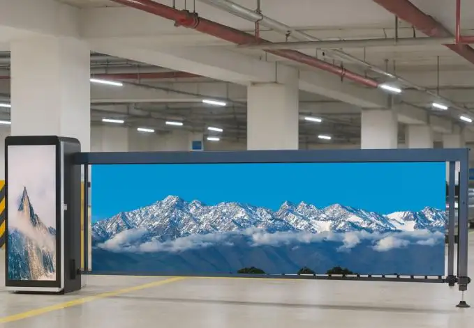 Parkeerhek voor winkelcentrum