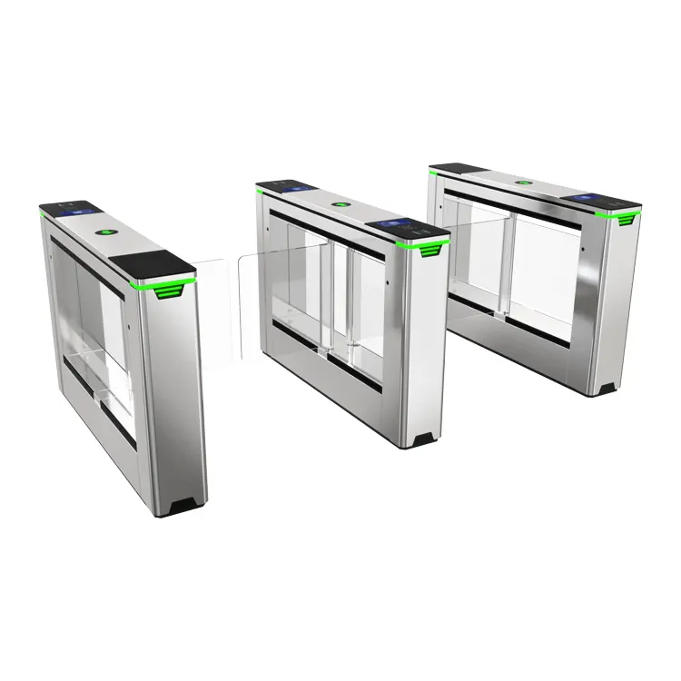 Anti-botsing draaipoort