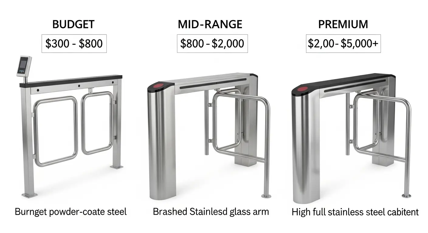 Swing barrier gate-prijs