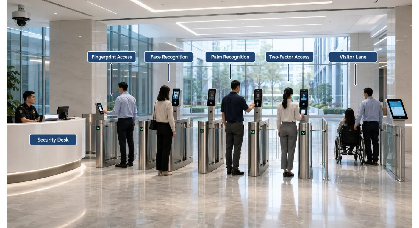 Biometrische draaipoort